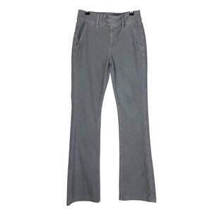 American Eagle Womens Corduroy‎ High Rise Kick Boot Size 4 Grey 70s Boho Western
